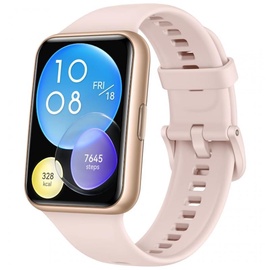 Viedais pulkstenis Huawei Watch Fit 2, zelta/rozā