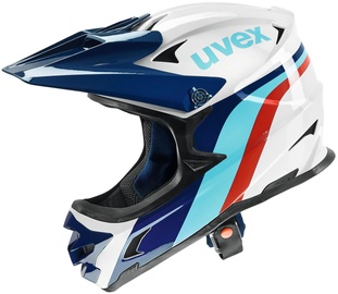 Шлемы велосипедиста универсальный Uvex HLMT 10, синий/белый/красный, 60-62 см