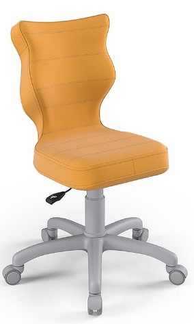 Bērnu krēsls Petit VT35 Size 3, oranža/pelēka, 55 cm x 71.5 - 77.5 cm