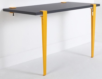 Galds Kalune Design Cuarius, dzeltena/antracīta