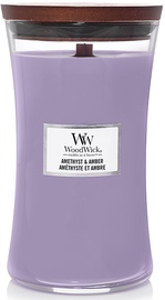 Свеча ароматическая WoodWick Amethyst & Amber, 120 час, 610 г, 110 мм x 180 мм