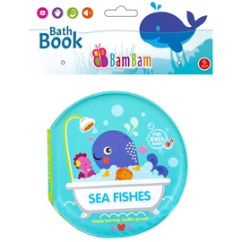 Vannimänguasi BamBam Bath Book Sea Fishes, mitmevärviline