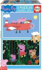 Деревянный пазл Educa Peppa Pig 17157, 32 шт.