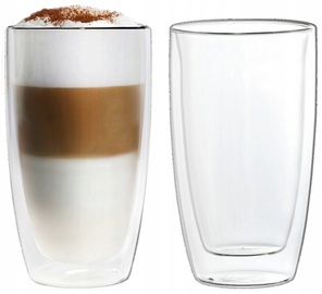 Dubultā stikla glāze EzyStyle 36207, caurspīdīga, 0.38 l