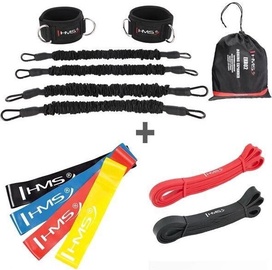 Наборы HMS Resistance Band Set, 600 мм x 50 мм x 1.2 мм, 13 шт.