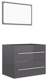 Комплект мебели для ванной VLX 804835, серый, 38.5 x 60 см x 48 см