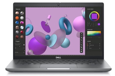 Nešiojamas kompiuteris Dell Precision 3480, Intel® Core™ i7-1360P, 16 GB, 512 GB, 14 ", Nvidia RTX A500, pilka