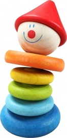 Attīstošās rotaļlietas Classic World Clown Rattle, 9.3 cm, daudzkrāsaina