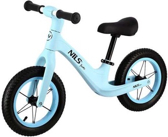 Балансирующий велосипед Nils Fun Balance Bike, синий, 12″