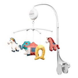 Интерактивная игрушка BabyOno Horses, белый/многоцветный