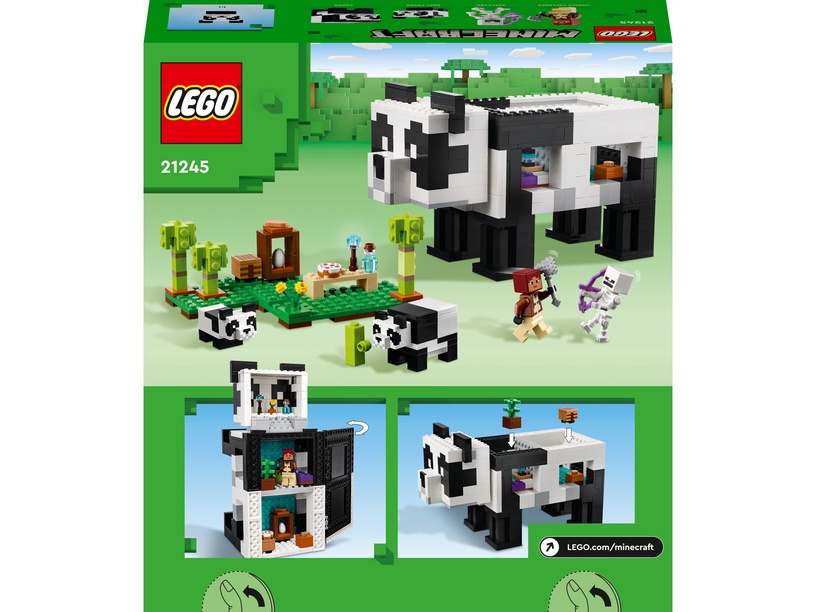 Konstruktor LEGO® Minecraft® Pandapelgupaik 21245, 553 tk