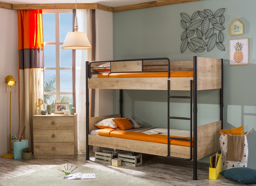 Детская кровать Kalune Design Mocha Bunk Bed, многоцветный, 208 x 106 см