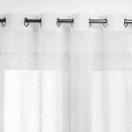 Дневные шторы Homede Kresz, белый/серебристый, 140 см x 175 см