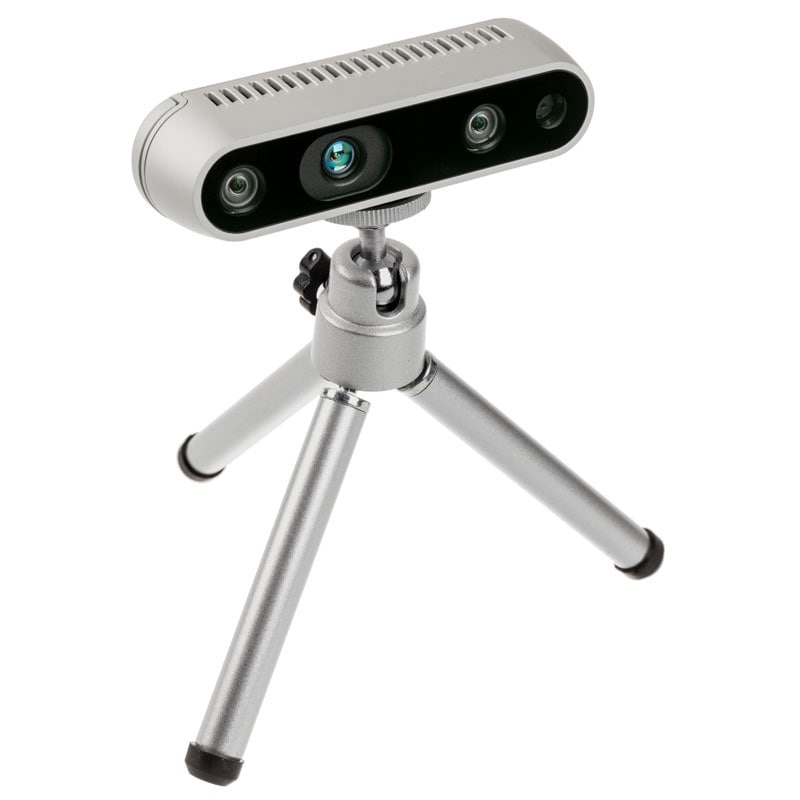 Internetinė kamera Intel RealSense Depth Camera D435i, sidabro - 1a.lt