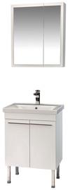 Комплект мебели для ванной Kalune Design Salda 60, белый, 45 см x 59 см x 60 см