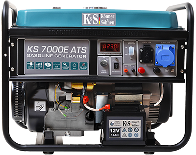 Generaator neljataktiline bensiinimootor Könner & Söhnen KS7000EATS, 5000 W