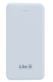 Uzlādēšanas ierīce – akumulators (Power bank) iLike 951W, 10000 mAh, balta