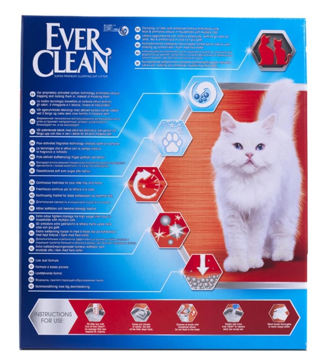 Kaķu pakaiši EverClean Multiple Cat, 10 l