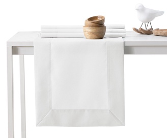 Galda celiņš DecoKing Pure BRD, balta, 300 x 40 cm
