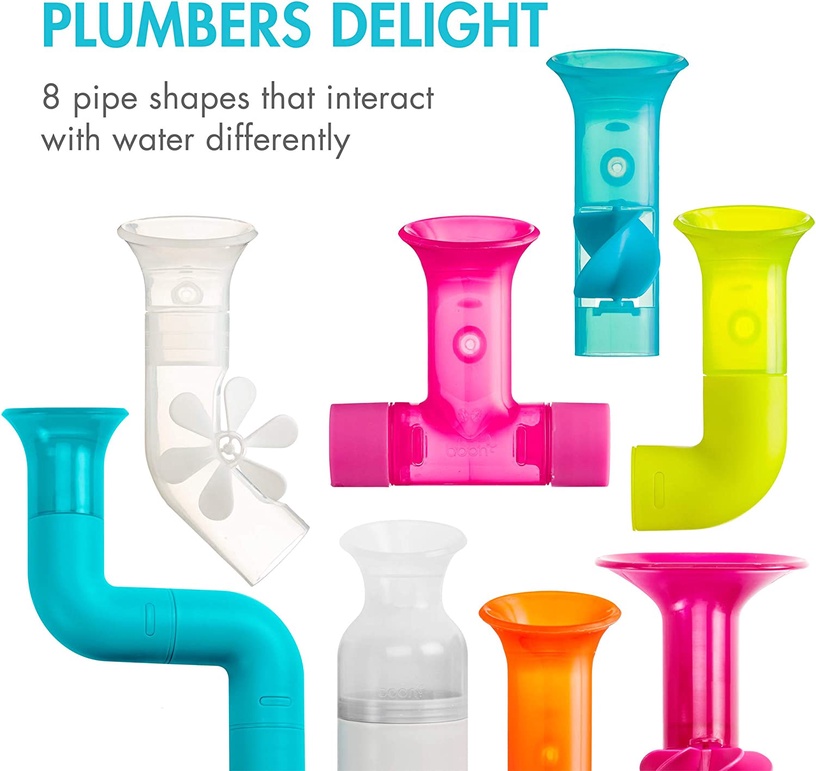 Vannimänguasjade komplekt Boon Pipes & Tubes & Cogs, mitmevärviline, 13 tk