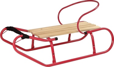 Nööriga kelk Lean Sport 13368, pruun/punane, 83 cm x 38 cm