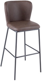 Барный стул Home4you Savoy 27586, матовый, коричневый, 47 см x 51 см x 104 см