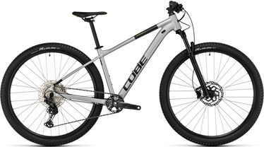 Velosipēds kalnu Cube Attention SLX, 29 ", 24" (59.69 cm) rāmis, sudraba/zaļa