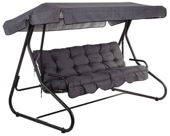 Диван-качели Patio Milano Black Edition, серый, 220 см x 134 см x 157 см