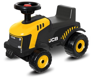 Детский самокат JCB Tractor, черный/желтый