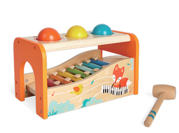 Ksilofons Gerardo's Toys Wooden Xylophone-Ball Game