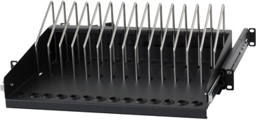 Riiul Techly 14 Recharging Slots for Smartphone Tablet, 33 cm