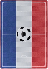 Ковер комнатные Play Soccer Stadium France, синий/белый/красный, 230 см x 160 см