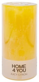 Svece, aromātiskā Home4you Scented Candle Juicy Citron, 30 h, 72 mm