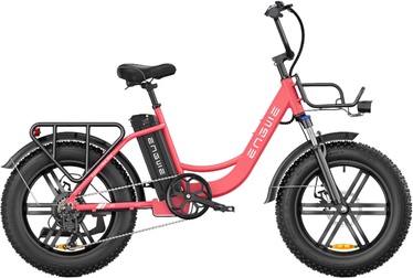Электрический велосипед Engwe L20, 20″, 250 Вт, 13 Ач, розовый
