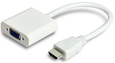 Адаптер MicroConnect HDMI to VGA VGA female, HDMI male, белый