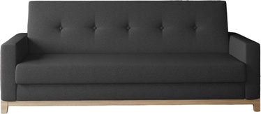 Dīvāns Selene Sawana 14, melna, 87 x 216 cm x 93 cm