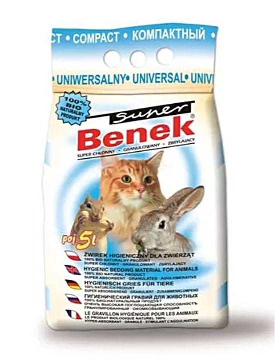 Kačių kraikas Super Benek Universal Line, 5 l