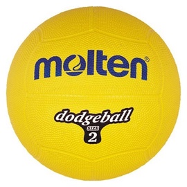 Kamuolys, rankinis kamuolys Molten Dodgeball DB2-Y, 2 dydis