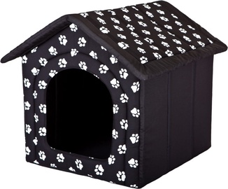 Кровать для животных Hobbydog Paws BUDCWL2, черный, R4