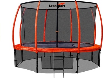 Batuts Lean Sport Best, 305 cm, ar drošības tiklu, ar kāpnēm