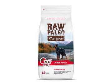 Сухой корм для собак Raw Paleo MAGNUM.169180, говядина, 12 кг