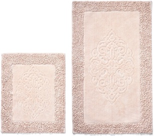 Комплект ковриков для ванны Foutastic COTTONKT000042, светло-розовый, 1000 мм x 600 мм