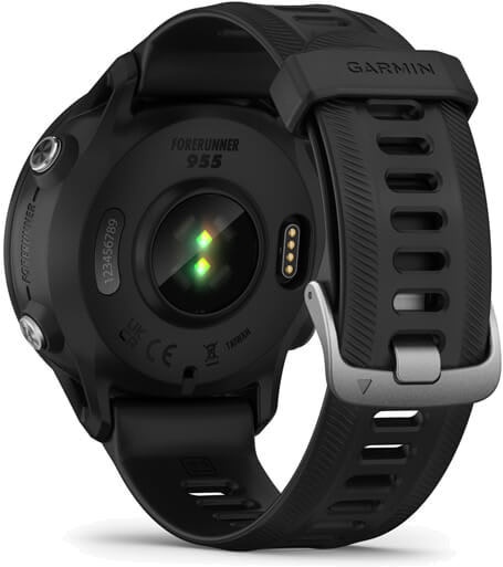 Viedais pulkstenis Garmin Forerunner 955, melna
