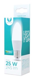 Лампочка Forever Light LED, C37, нейтральный белый, E27, 3 Вт, 245 лм