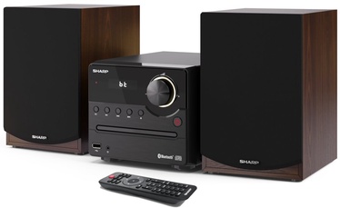 Музыкальный центр Sharp Hi-Fi Micro System XL-B512(BR), 45 Вт, коричневый