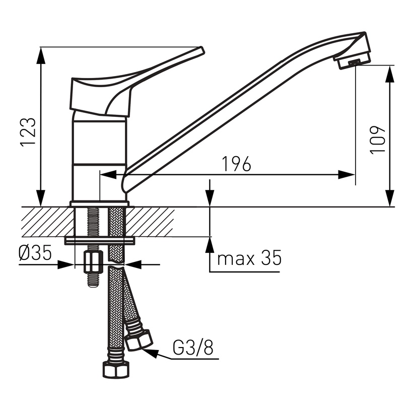 Valamusegisti Ferro Petite BPT4BL, must