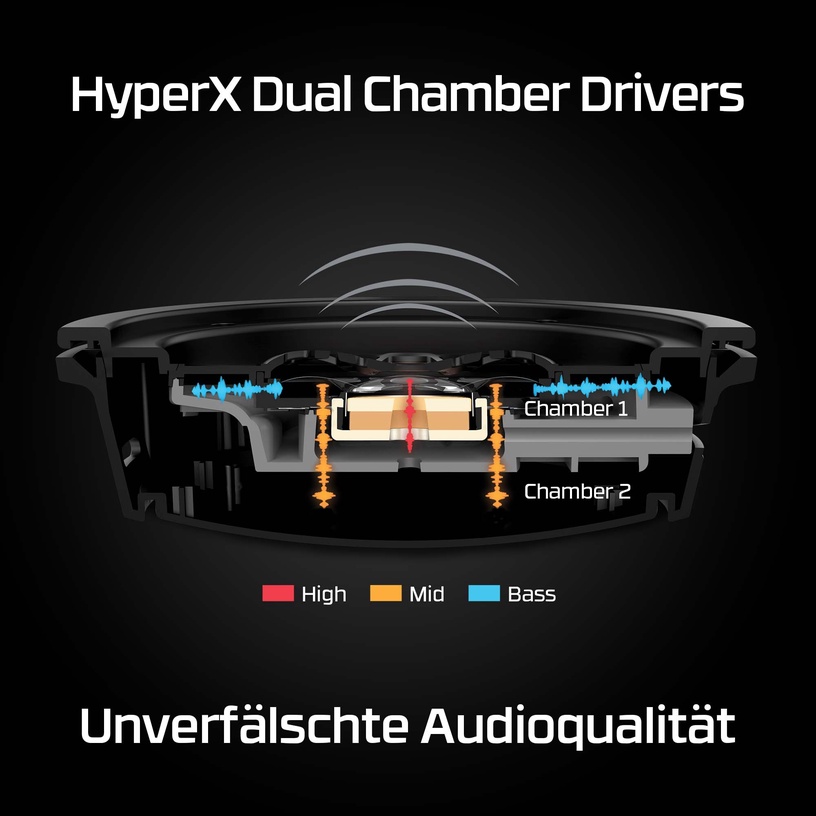 Juhtmeta mänguri peakomplekt HyperX Cloud Alpha, must