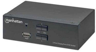 Jungiklis Manhattan 153546 Displayport, USB, 1.8 m, juoda