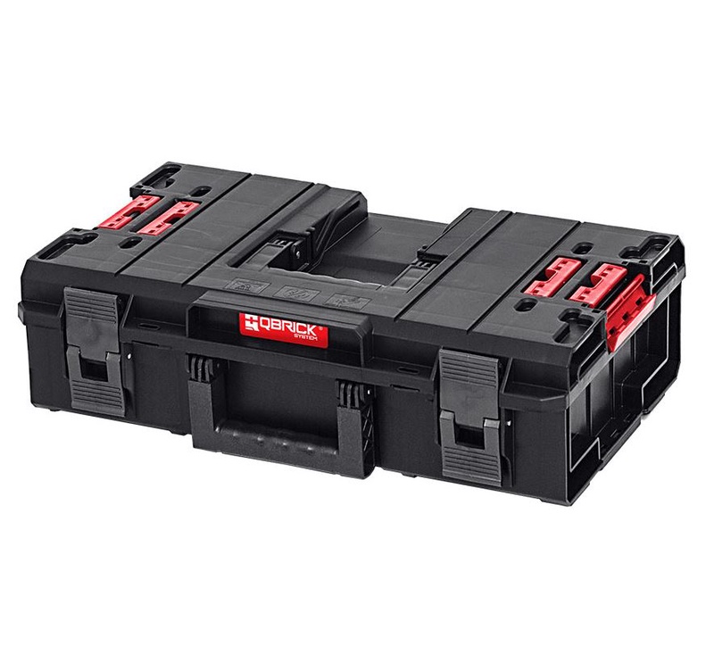 Instrumentu kaste Patrol VARIO 200, 585 mm x 385 mm x 171 mm, melna/sarkana