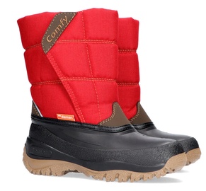 Зимние сапоги из натуральной шерсти Demar Comfy C 1356C, черный/красный, 33 - 34
